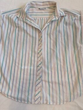 Diamond Supply Co. Pastel Multi-Stripe Button-Down Shirt